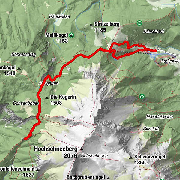 Losenheim -Kienthalerhütte - BERGFEX - Wanderung - Tour Niederösterreich