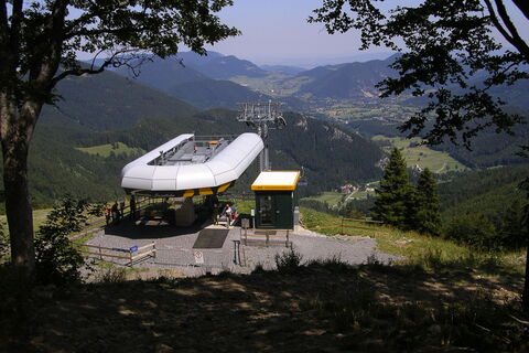 Bergstation der Schneeberg Sesselbahn