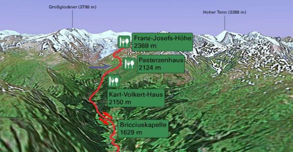 Heiligenblut Franz Josefs Hohe Bergfex Wanderung Tour Karnten