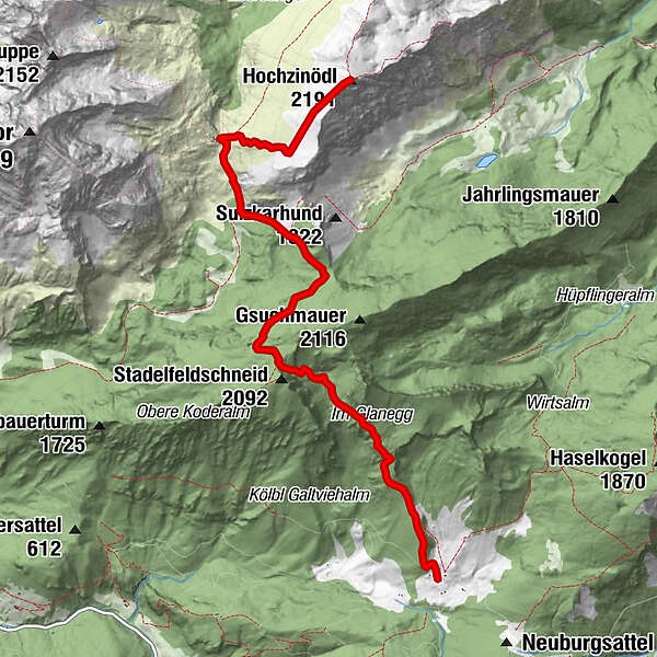 Hochzinödl Kathi direkt BERGFEX Wanderung Tour Steiermark