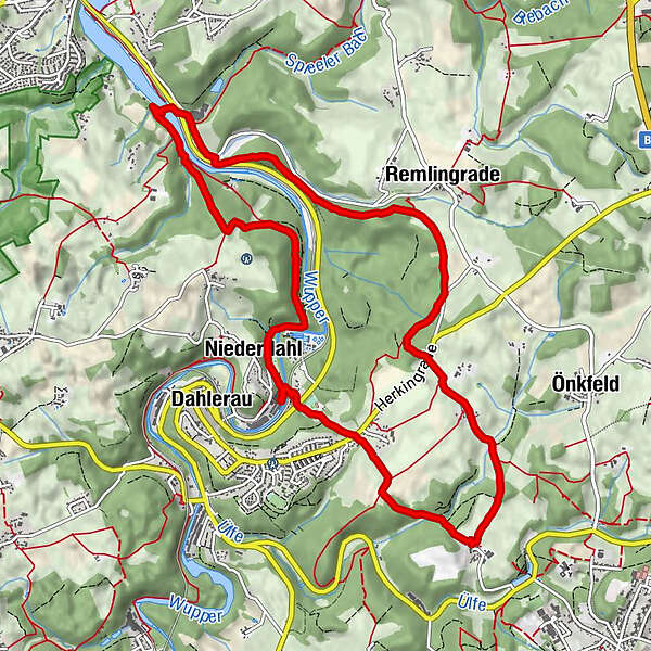 Wupper Berg Und Tal BERGFEX Wanderung Tour Nordrhein Westfalen