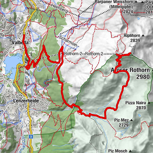 Valbella - Scharmoin - Restaurant am Parpaner Rothorn - Parpaner ...