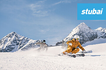 Skistart am Stubaier Gletscher