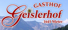 Логотип Berggasthof Geislerhof