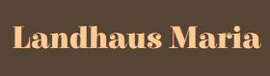 Logo Landhaus Maria