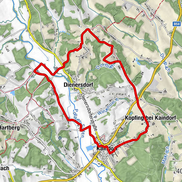 Marterlweg, Kaindorf - BERGFEX - Kirándulás - Túra Steiermark