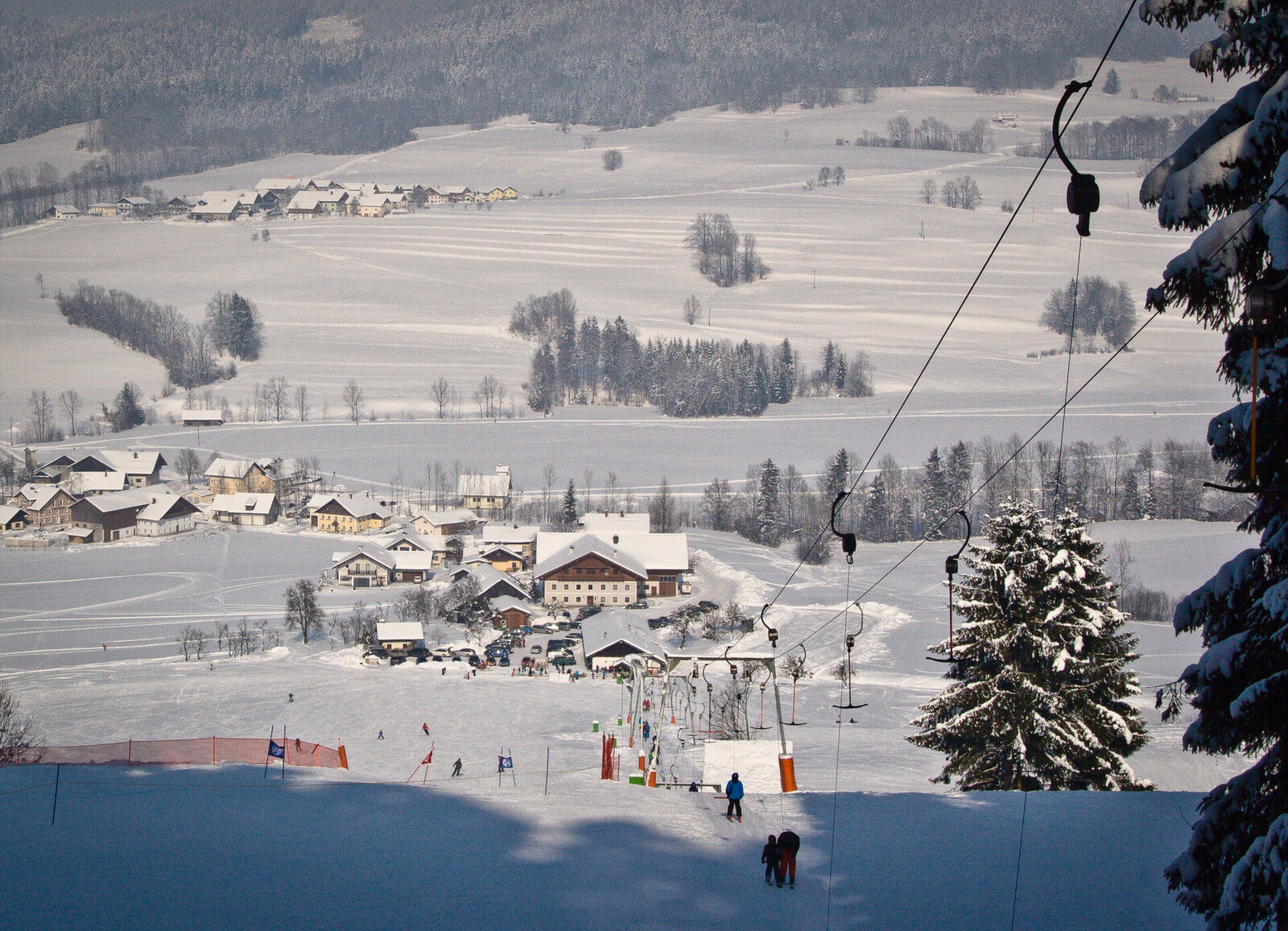 Pistenplan Skigebiet Hochplett / Oberaschau