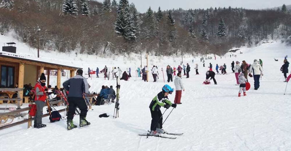 Plán sjezdovek Lyžařský areál Ski Ivan - Kupres