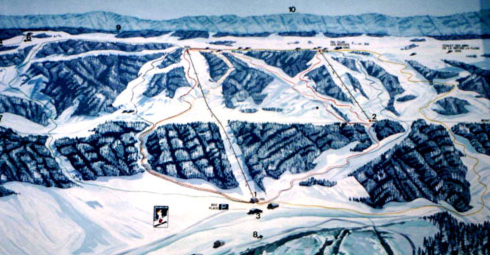 Plan de piste Station de ski Tramelan