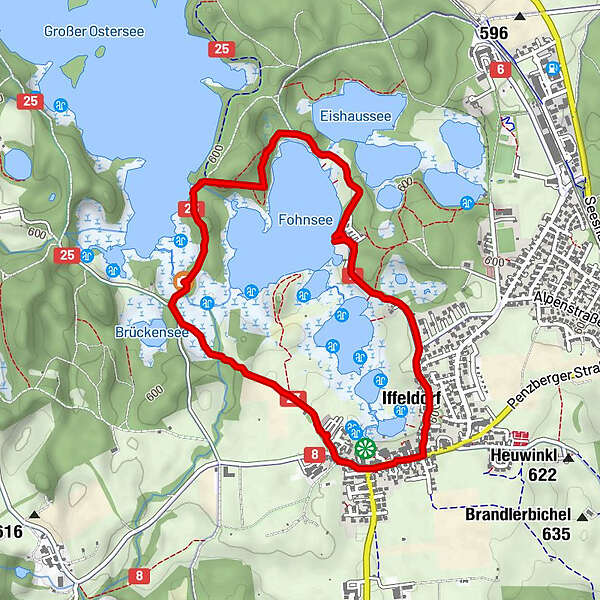Fohnsee Rundweg - BERGFEX - Wanderung - Tour Bayern