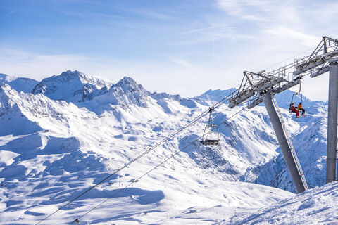 Lyžařský areál Les Contamines - Montjoie / Hauteluce
