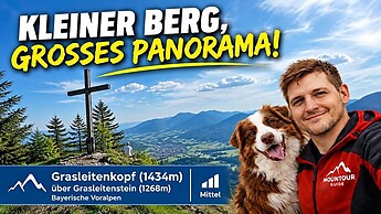 Man muss nicht immer hoch hinaus | Grasleitenkopf (1434m) über Grasleitenstein | Bayerische Voralpen