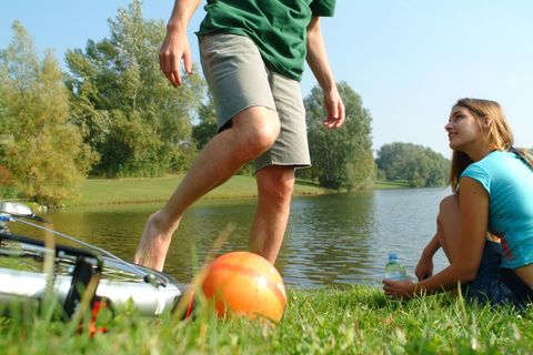 Badespaß an der Donau