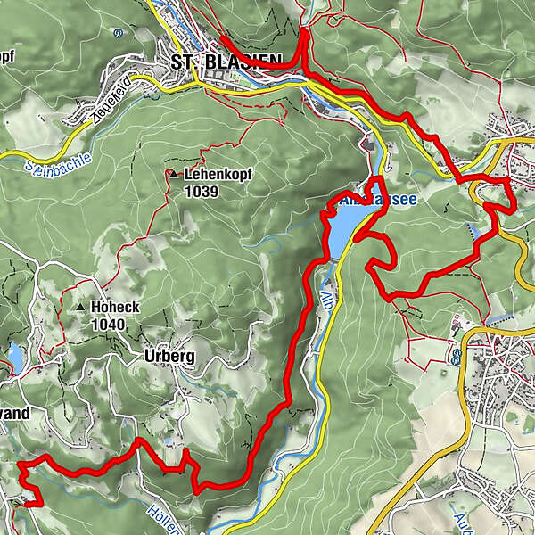 Albsteig Schwarzwald Etappe Wittenschwand St Blasien Genie Ertour