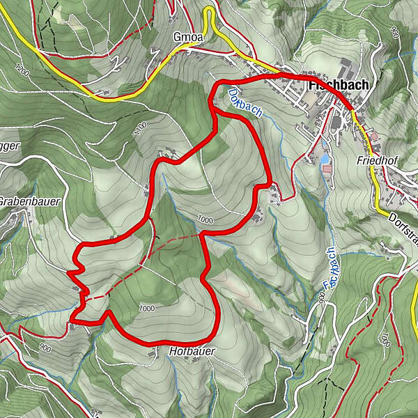 Fischbacher Spazierweg, Fischbach BERGFEX Wanderung Tour Steiermark