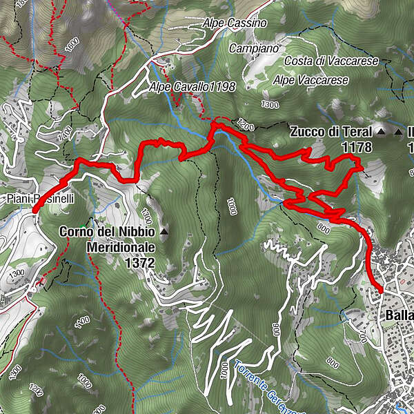 Ballabio Pian Dei Resinelli BERGFEX Wanderung Tour Lombardei