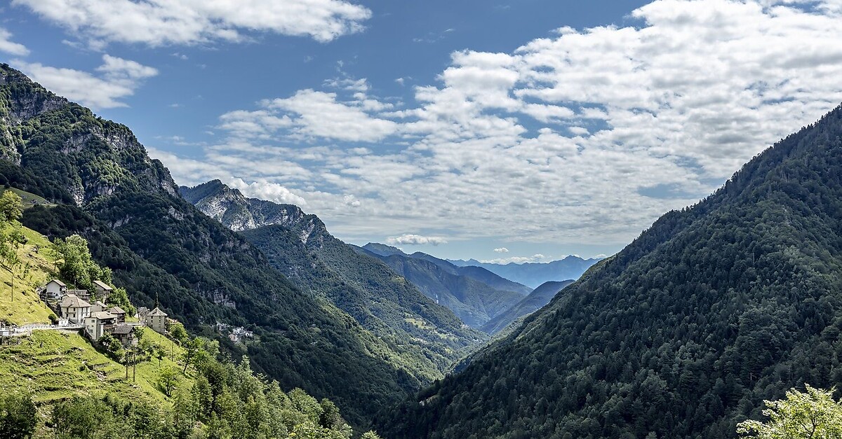 Valle Onsernone VerscioSprugaVerscio BERGFEX Radfahren Tour Tessin