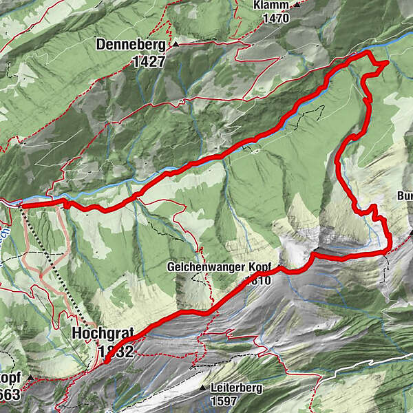 Vom Hochgrat übers Rindalphorn - BERGFEX - Wanderung - Tour Bayern