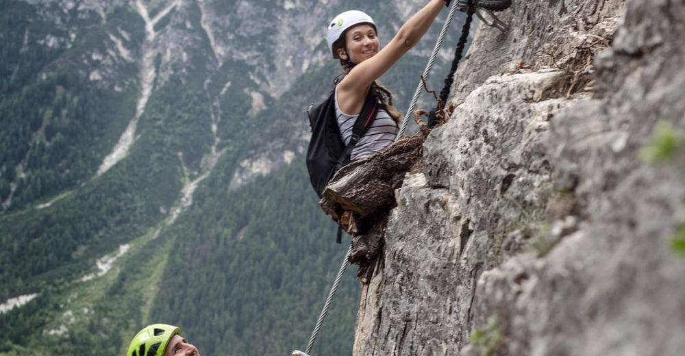 St. Magdalena Klettersteig BERGFEX Klettersteig Tour Tirol