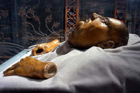 Luthers Totenmaske in der Marktkirche