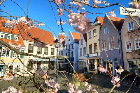 Das Bremer Schnoorviertel wartet auf den Frühling