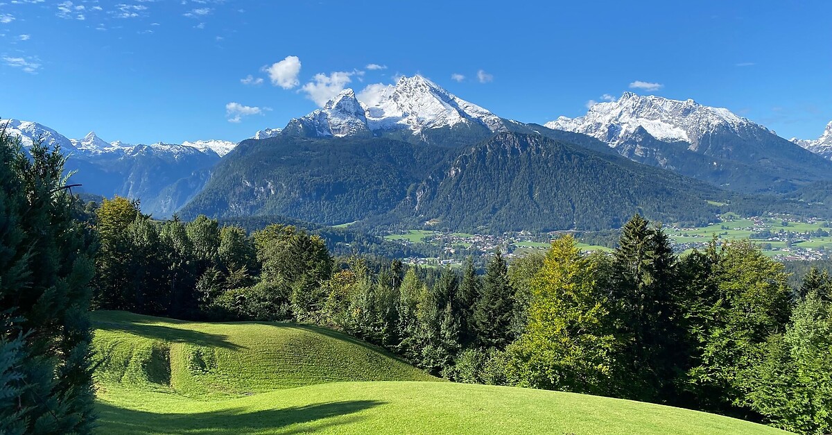 Obersalzberg Jennerbahn Mittelstation BERGFEX Wanderung Tour Bayern