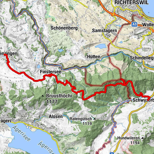 Schwyzerbrugg Wildspitz Gottschalkenberg Menzingen Bergfex