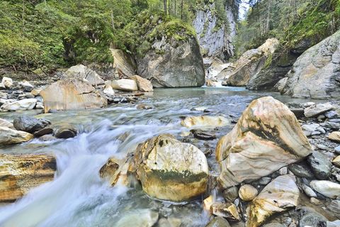 Marmorauswaschungen in der Strubschlucht
