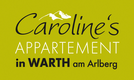 Logo Caroline`s Appartement in Warth