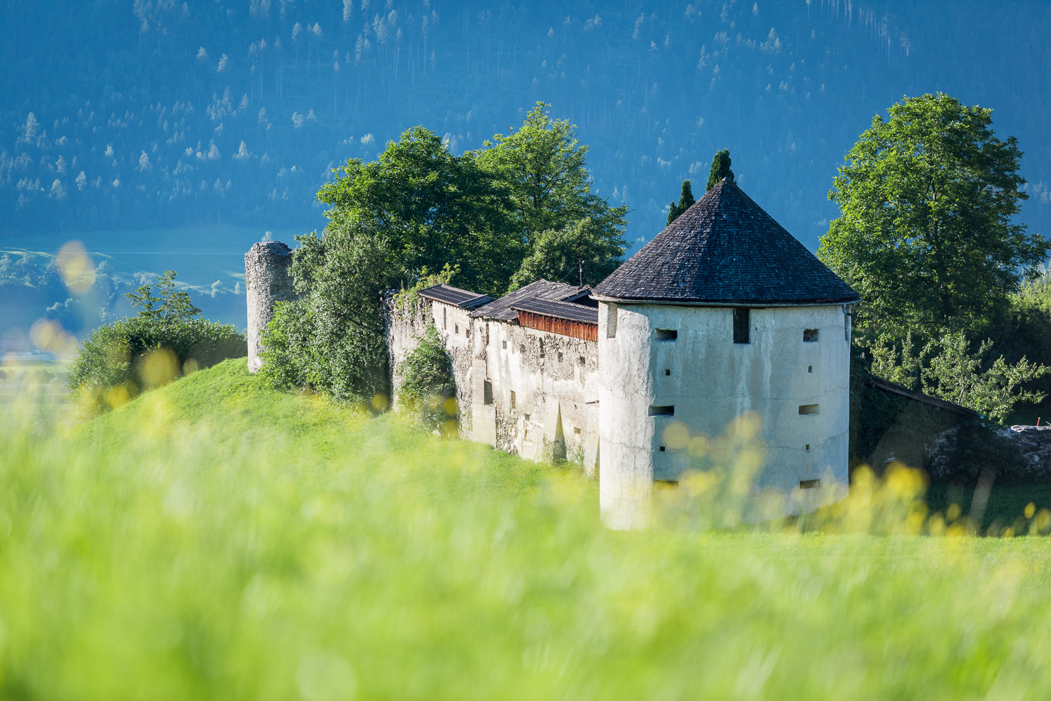 BERGFEX: Panoramakarte Kolsassberg: Karte Kolsassberg - Alm - Kolsassberg