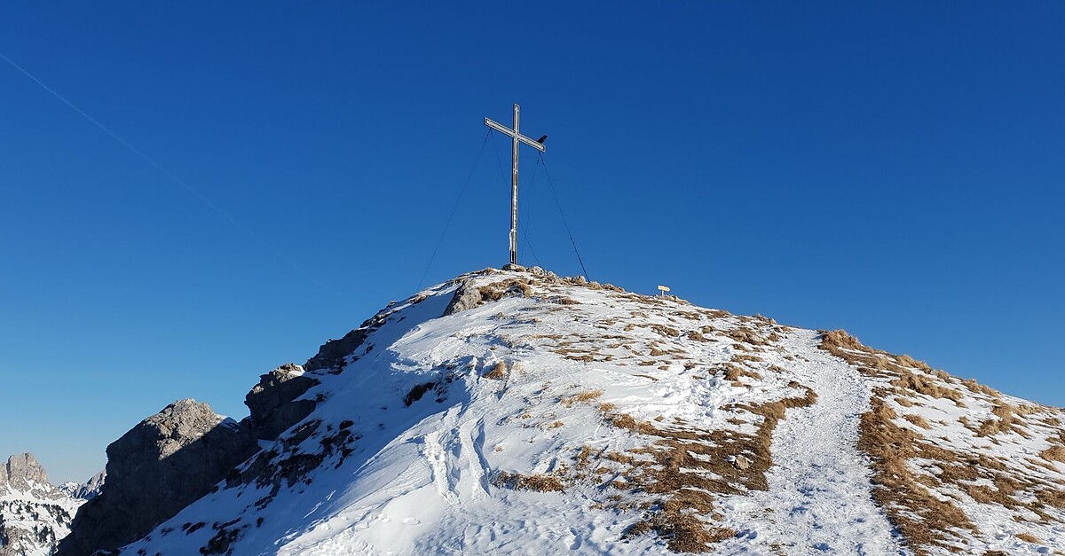 Schneeschuhtour Auf Die Krinnenspitze - BERGFEX - Schneeschuh - Tour Tirol