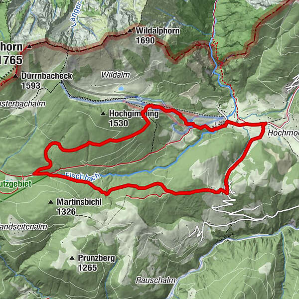 Rundwanderung Heutal - BERGFEX - Wanderung - Tour Salzburger Land