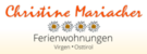 Logotip Ferienwohnungen Christine Mariacher