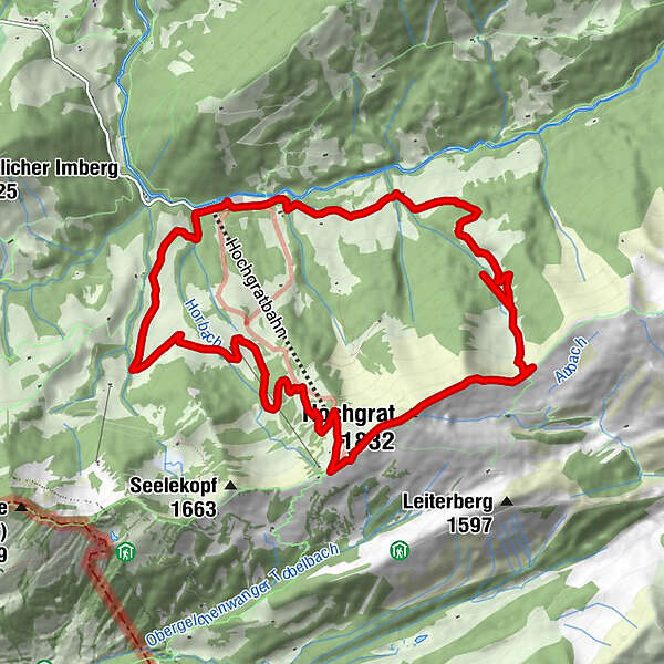 Hochgrat über Brunnenauscharte - BERGFEX - Wanderung - Tour Bayern