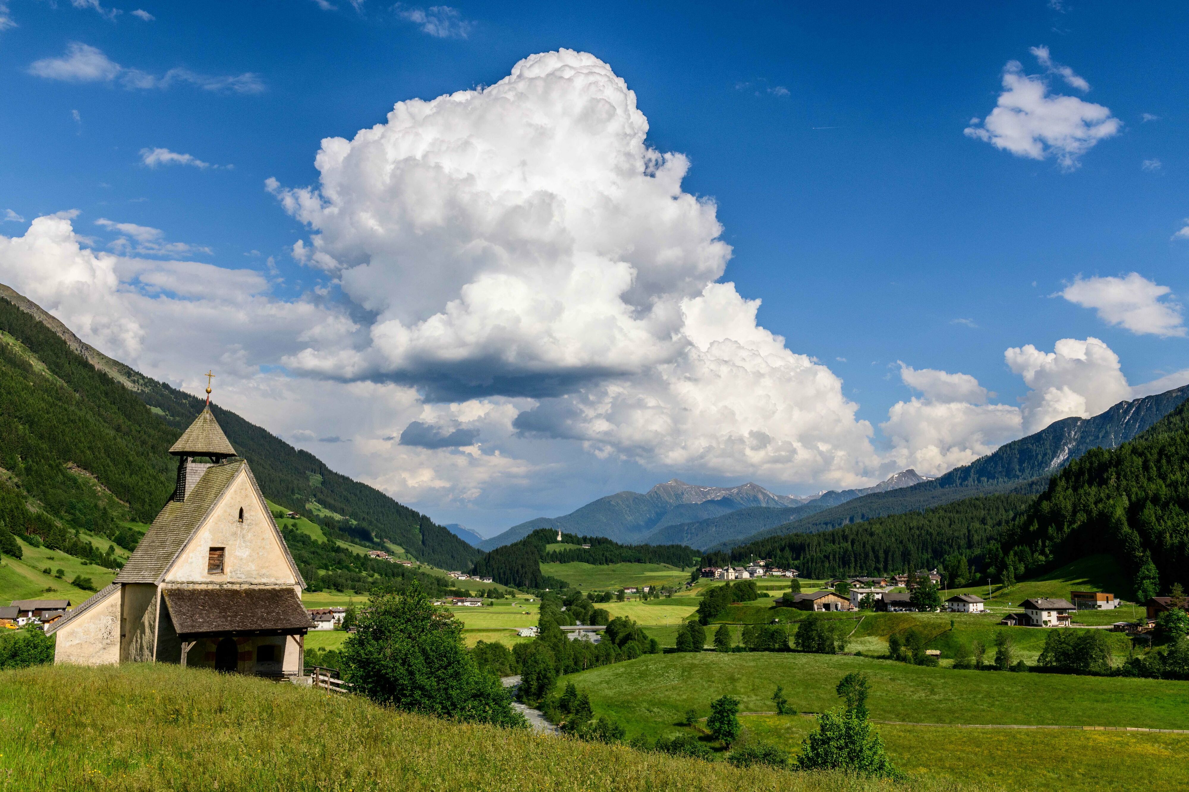 BERGFEX: Panoramakarte Ridnaun / Ridnauntal: Karte Ridnaun / Ridnauntal