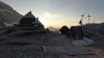 On top of Triglav, Slovenia