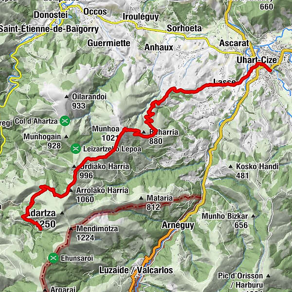 La Grande Travers E Vtt Du Pays Basque St Jean Pied De Port Espila