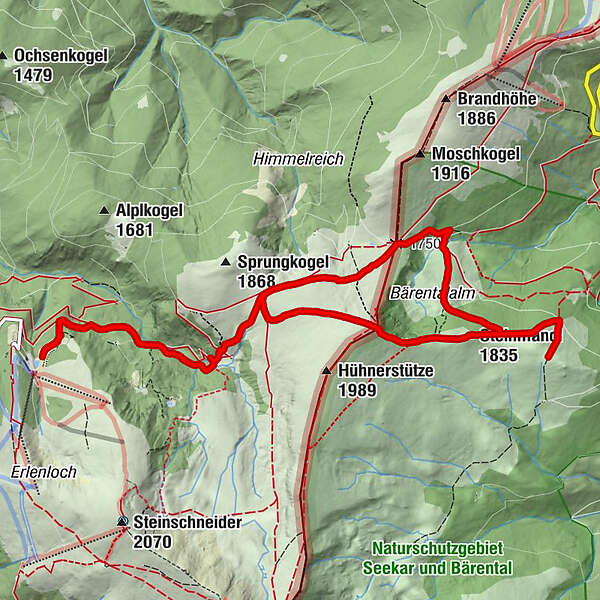 Frantschach-Sankt Gertraud - Poms Wasserfall - Steinmandl - BERGFEX ...