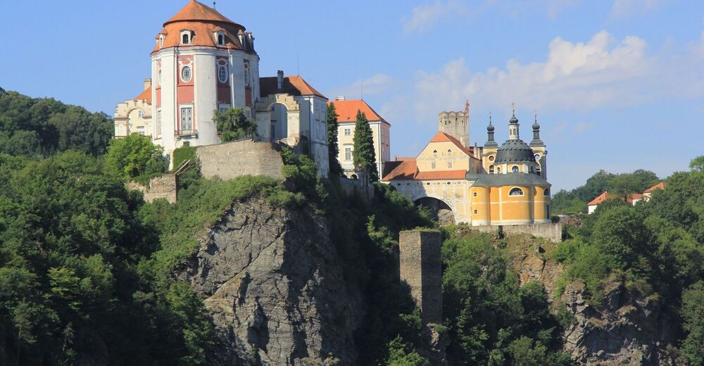 Auf dem Fahrrad durch die Vranov Region BERGFEX Radfahren Tour