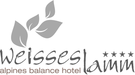Logotyp alpine balance hotel - Weisses Lamm