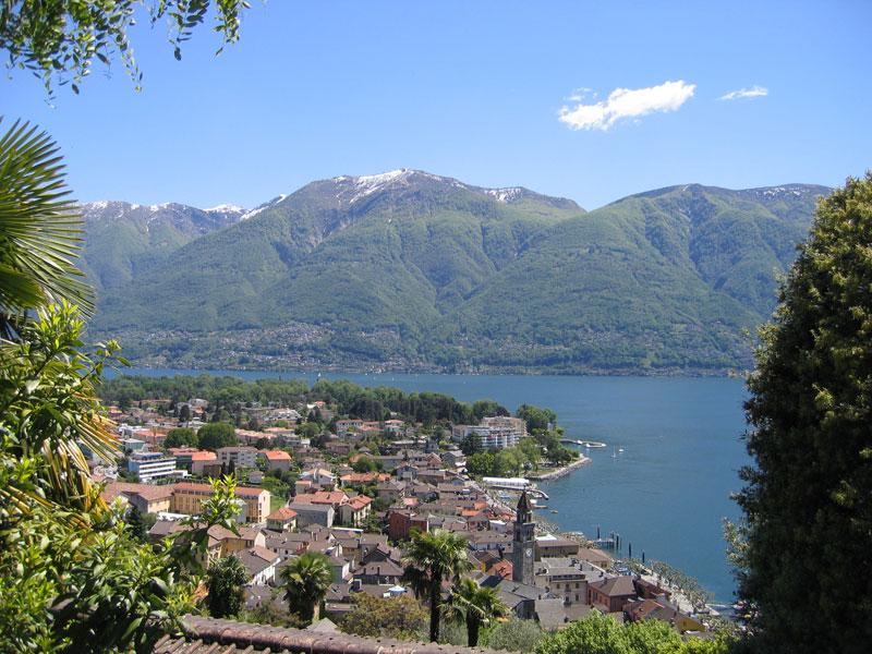 BERGFEX: Panoramakarte Ascona: Karte Ascona - Alm - Ascona