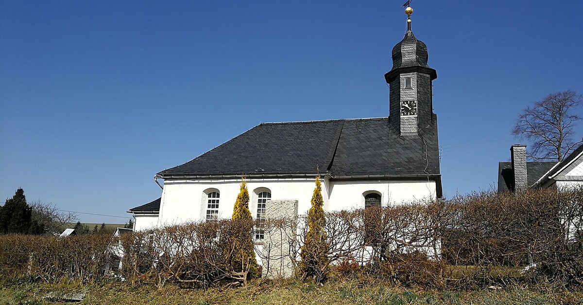 Tour Oberlemnitz Heinersdorf Helmsgrün BERGFEX Wanderung Tour