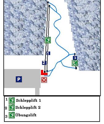 Pisteplan Skigebied Laichingen