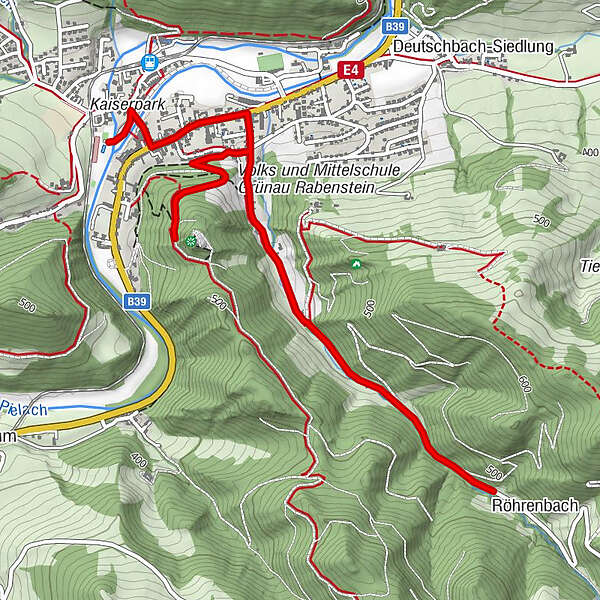 Tut Gut Wanderweg Rabenstein an der Pielach BERGFEX Wanderung