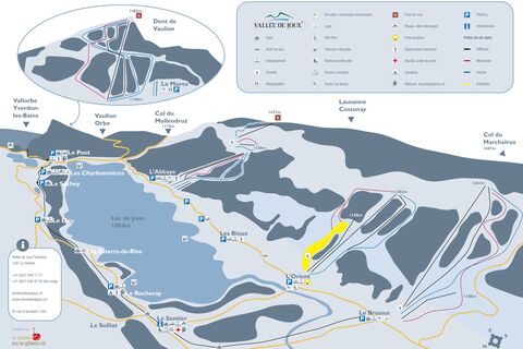 Hiihtoalue Vallée de Joux