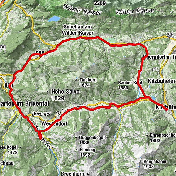 7 Rund Um Die H... - BERGFEX - - Túra Tirolsko