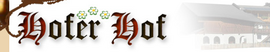Logo Hofer - Hof