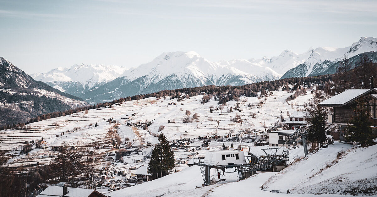 Panoramaweg Unterb Ch Eischoll Bergfex Winterwandern Tour Wallis