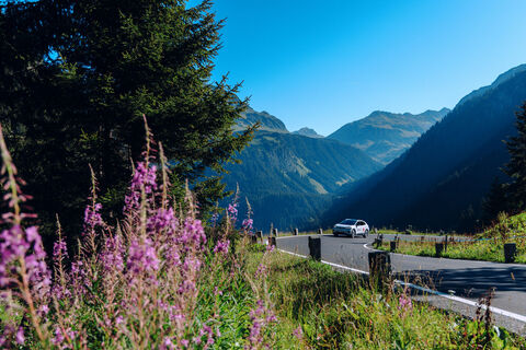 Silvretta-Hochalpenstraße im Montafon