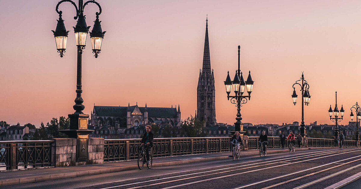 Große Fahrradtour durch Gironde und Charentes BERGFEX Fernradweg